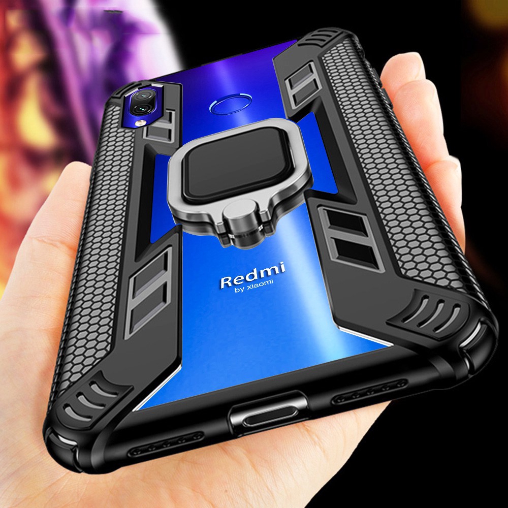 ốp điện thoại Trong Suốt Kèm Nhẫn Móc Ngón Tay Cho Xiaomi Mi 8 Lite Case Mi8