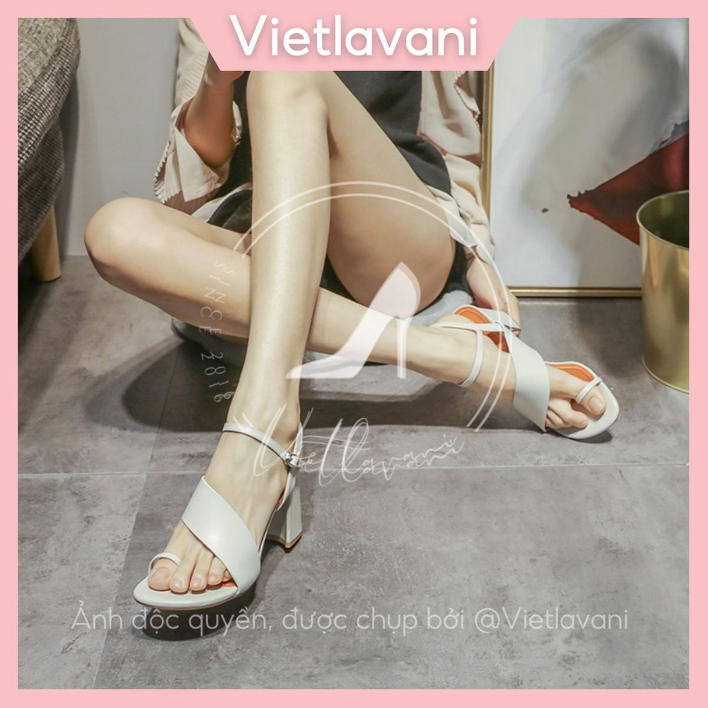 Giày Sandal Mã TTS44 Quai Chéo Xỏ Ngón 5cm Siêu Phẩm TaoBao Hàng Hot 2022