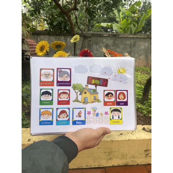 HỌC LIỆU Sơ đồ tư duy Mind map, bé học Tiếng Anh