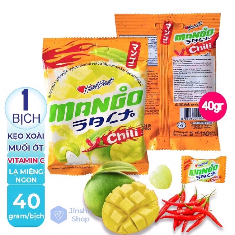 Kẹo xoài muối ớt Thái Lan 120g
