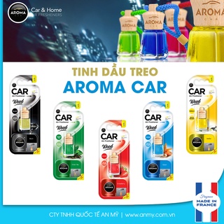Tinh dầu treo xe ô tô Aroma Car Wood 6ml