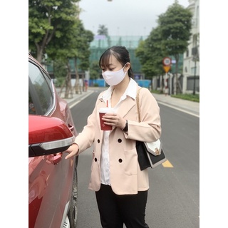 Áo sơ mi công sở nữ dáng basic - Áo thiết kế A02