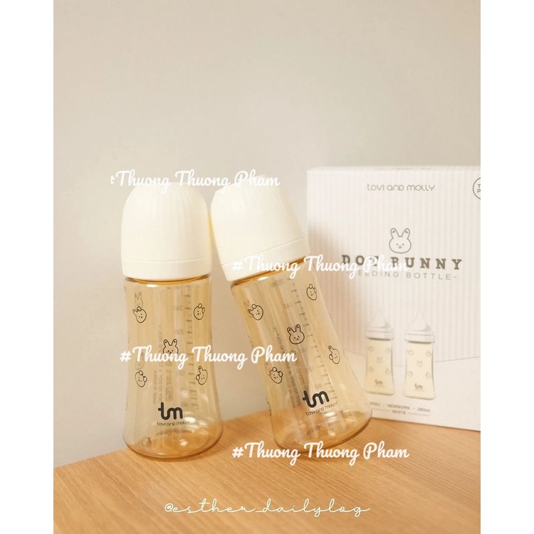 Bình sữa thỏ Tovi and Molly x Dottodot - Dot Bunny Feeding Bottle