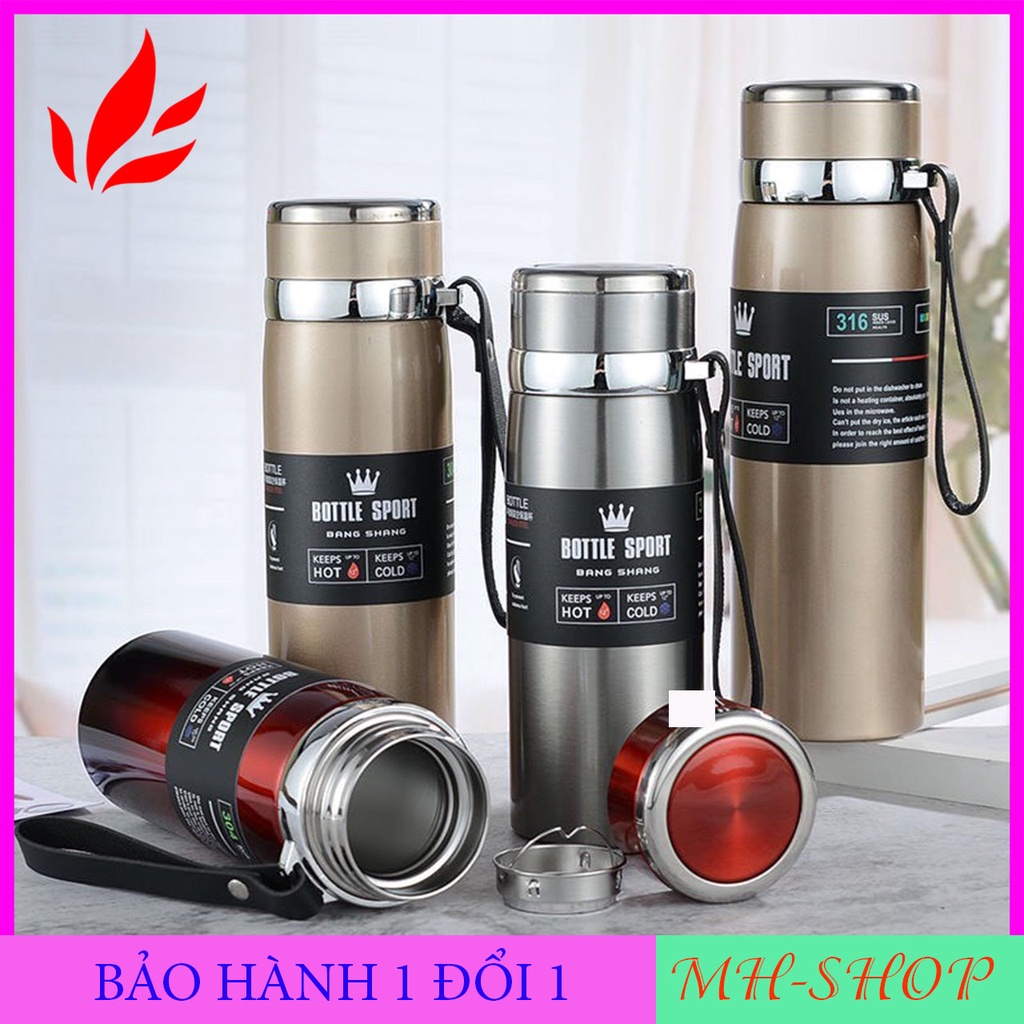 Bình giữ nhiệt CAO CẤP [1000ML] Chất Liệu INOX 304 chống gỉ - Bảo hành 1 đổi 1 MH-SHOP