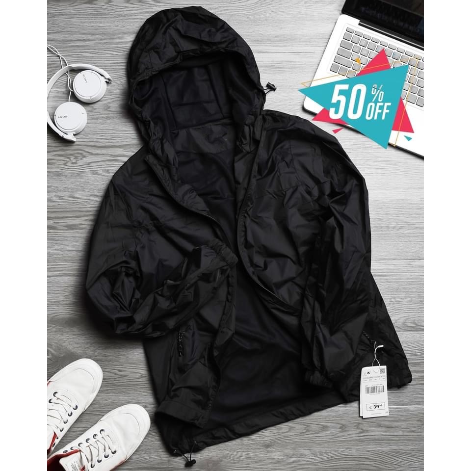 [VIDEO SP THẬT] ÁO KHOÁC GIÓ (DÙ), ÁO KHOÁC TÍCH HỢP NAM NỮ, ÁO GIÓ 2 LỚP CHỐNG NƯỚC - CÓ TÚI TRONG | BigBuy360 - bigbuy360.vn