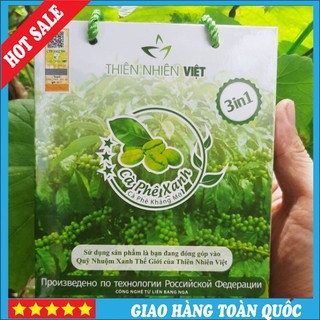 Cà Phê Xanh kháng mỡ hộp 10 gói chính hãng