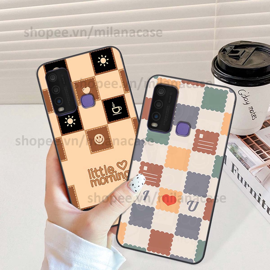 Ốp Vivo Y30 / Y50 caro họa tiết nhiều màu sắc siêu đẹp thời trang cá tính