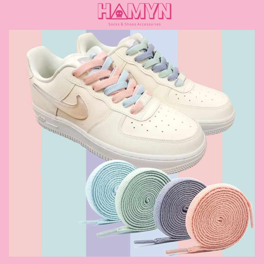 Dây Giày Pastel Bản Dẹt Cho Giày AF1 Air Force 1 Low 120cm 160cm - HAMYN