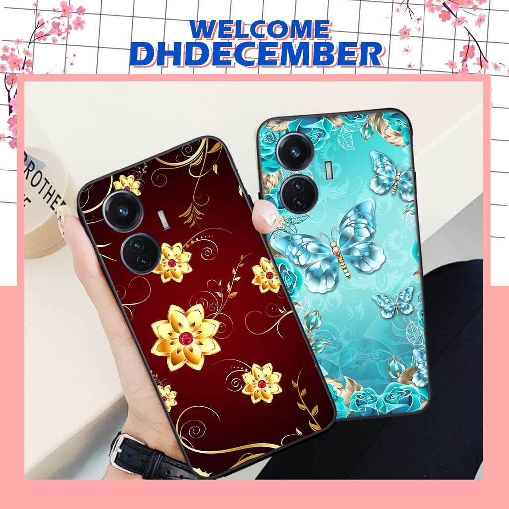 Ốp lưng Vivo Y55 2022 - BẢO VỆ CAMERA in hình hoa xinh xắn, hiện đại , thời trang ,phong cách