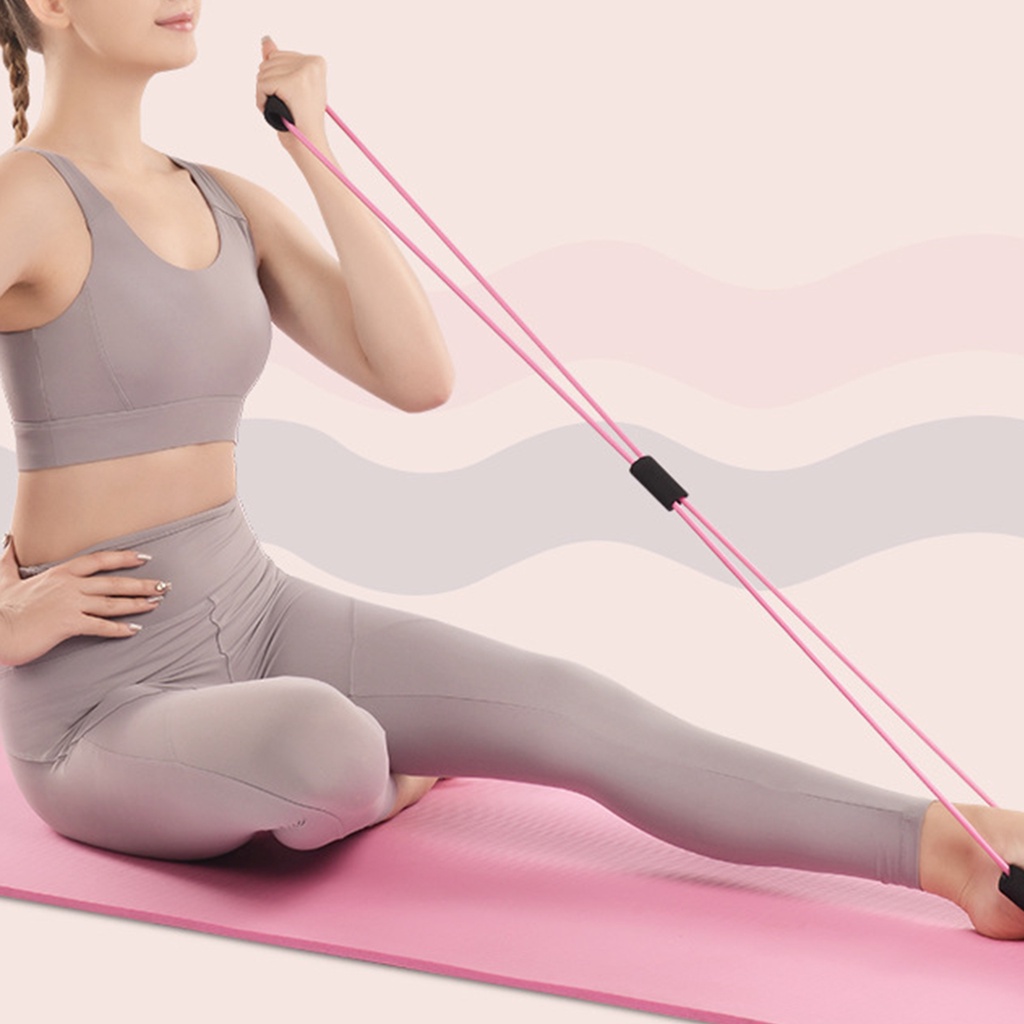 Dây đai kháng lực TPR tập lưng vai cổ tiện dụng cho gia đình