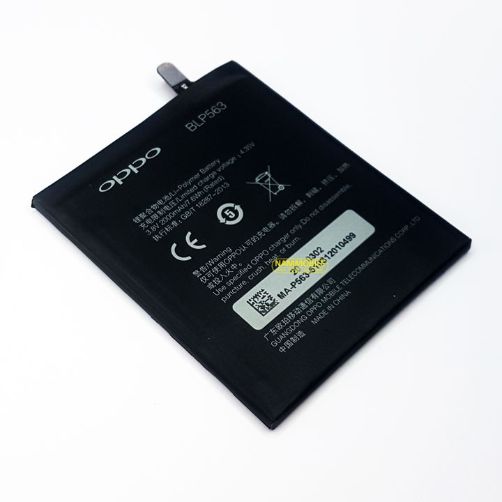Pin Oppo Find 5 Mini, R827, R827T, R850 BLP563 2000mAh zin chính hãng + Tặng Keo Dán Pin-FREESHIP
