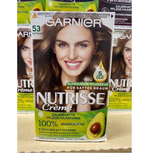 Thuốc nhuộm tóc phủ bạc Garnier giàu dưỡng và an toàn cho da đầu hàng Đức - Shop Viloet