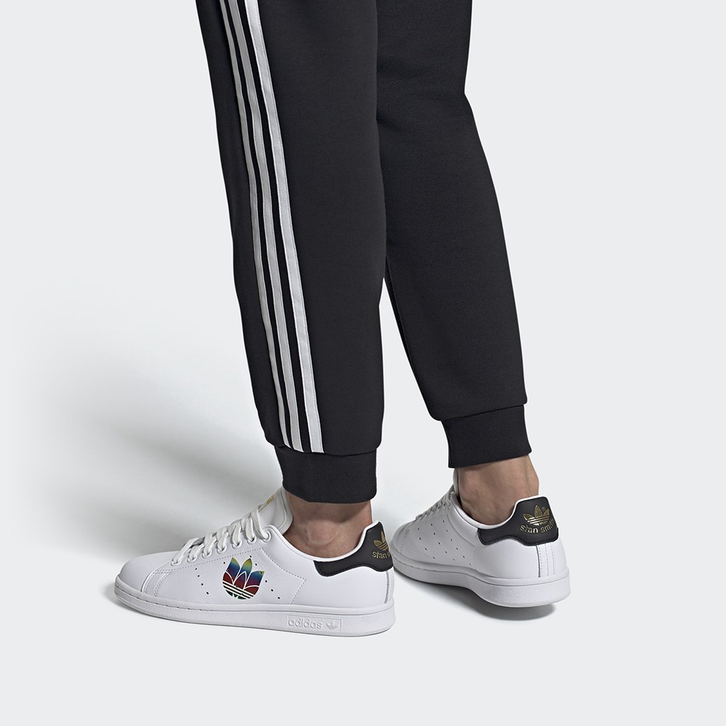 Giày Sneaker Thời Trang Nam Adidas Stan Smith Trefoil  Trắng Đen FW2443 - Hàng Chính Hãng - Bounty Sneakers | BigBuy360 - bigbuy360.vn