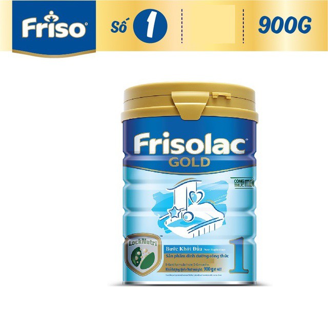 Sữa bột FRISOLAC GOLD 1 900G DATE 2021