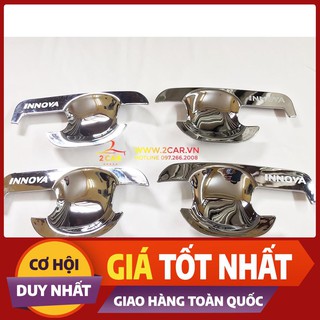 Ốp Hõm, Chén Cửa Xe Toyota Innova 2008-2015 mạ crom