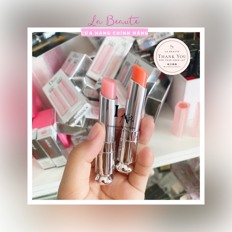 Set son dưỡng dior lip grow sẵn màu 001, 004 ( 3,5g) | BigBuy360 - bigbuy360.vn