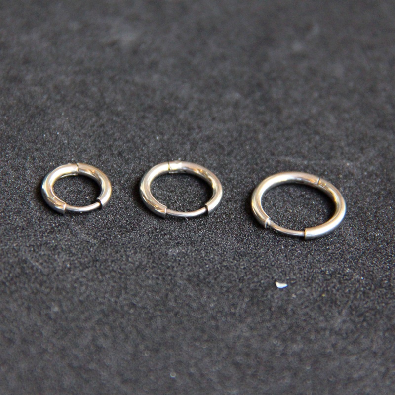 Bông Tai Tròn Bằng Bạc Thời Trang Dành Cho Nữ