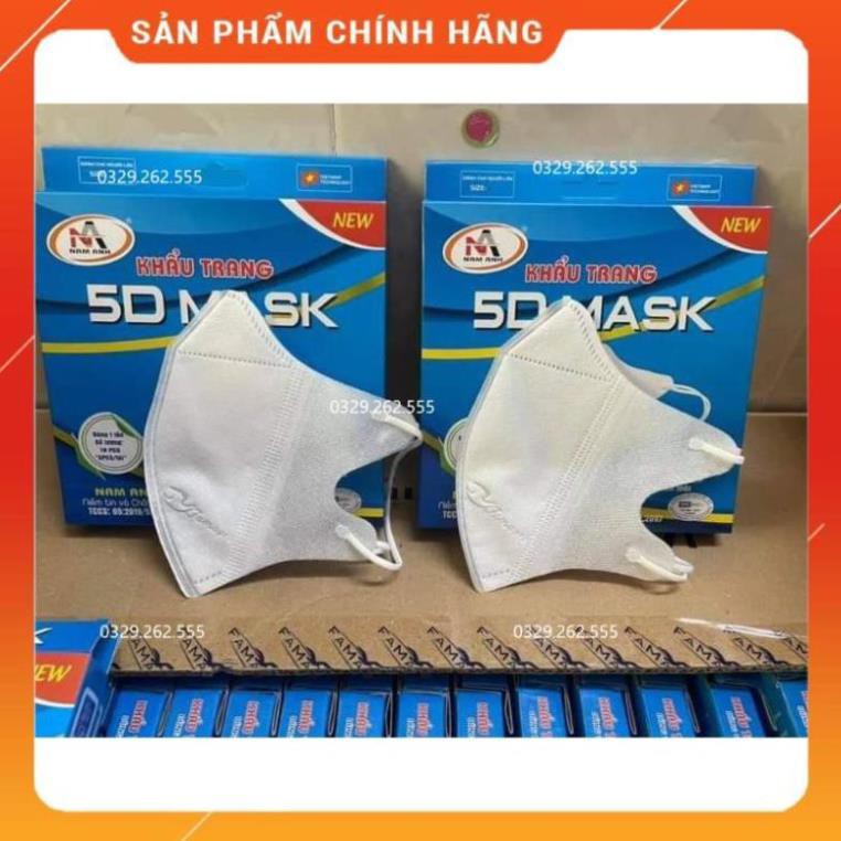 (5d mask)Hộp khẩu trang 5d mask Nam Anh 3 lớp 10 cái