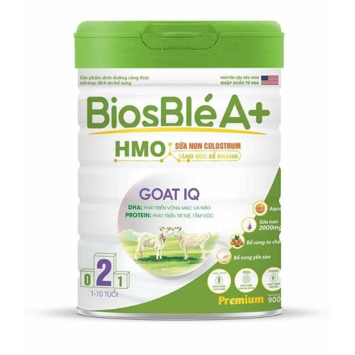 Sữa dê BiosBléA+ GOAT IQ dành cho trẻ 1-10 tuổi