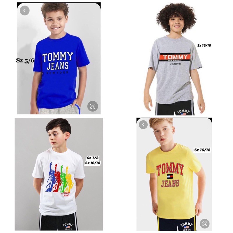 Bộ ngắn bé trai Tommy VN(ch) Sz 5/6 -16/18T