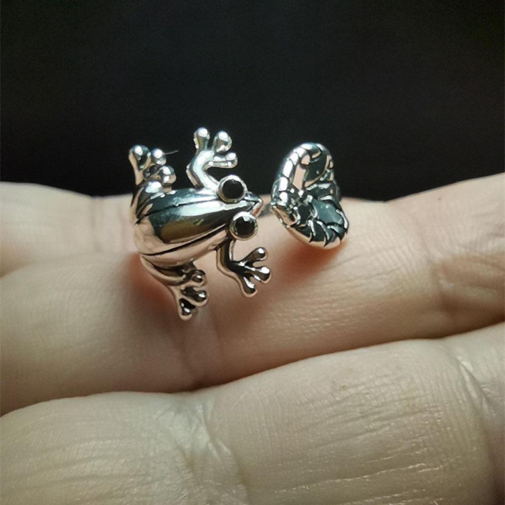 Nhẫn Hình Chú Ếch Nghệ Thuật Phong Cách Cổ Điển Thời Trang Cho Nữ