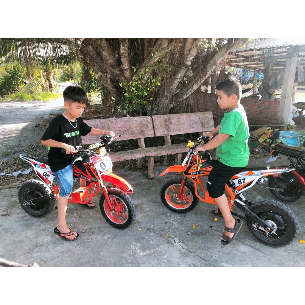 Xe cào cào mini chạy điện bình 36v - 500w- a hìu Q7