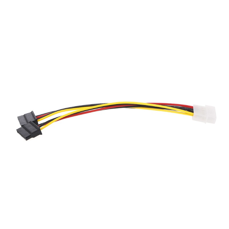 Cáp nguồn Molex đầu 4 chân sang 2 cổng chữ Y Serial ATA 15 chân 15cm