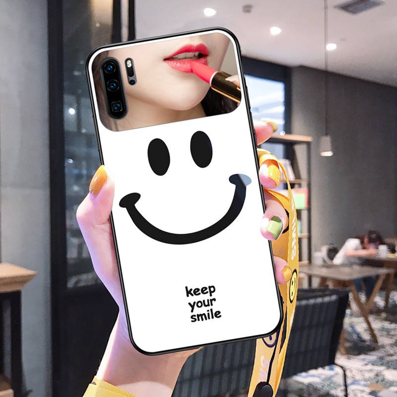 Hộp đựng điện thoại di động màu đỏ trái tim cô gái mới trí thun ngắn tay | BigBuy360 - bigbuy360.vn