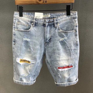 Quần short jean nam đẹp co dãn, giặt không phai màu