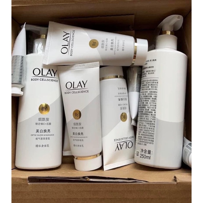 LOTION TRẮNG DA OLAY B3 BODY CELLSCIENCE BẢN TRUNG