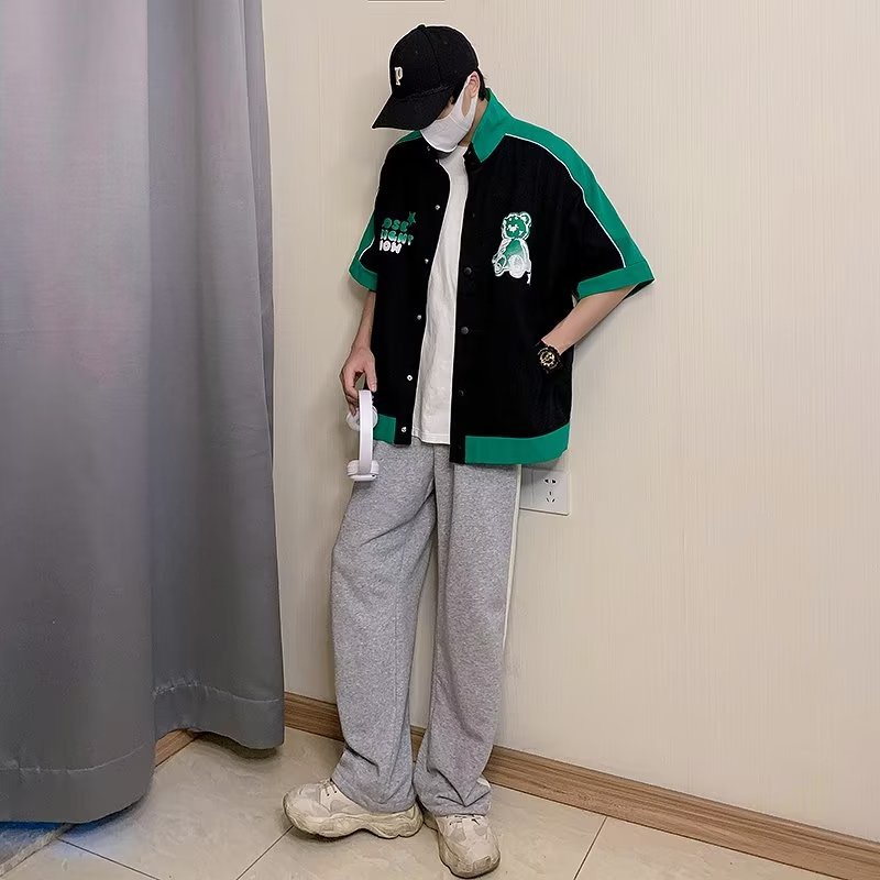 Áo Sơ Mi Ngắn Tay In Họa Tiết Thời Trang Dành Cho Nam áo sơ mi unisex nam áo sơ mi nam áo khoác sơ mi áo sơ mi hoạ tiết nam