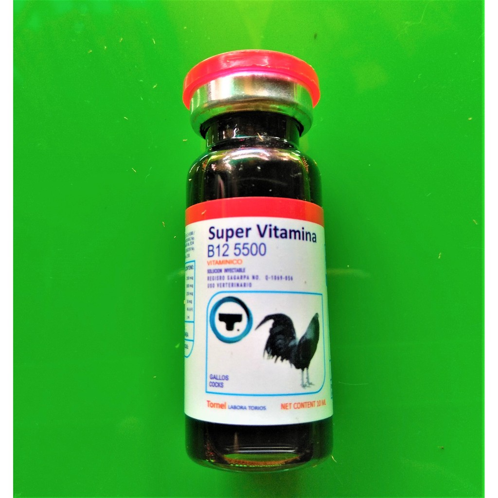 Super Vitamin B12 5500 Dinh Dưỡng Nuôi Chiến Kê Tăng Bo Cao Cấp- LỌ 10ML