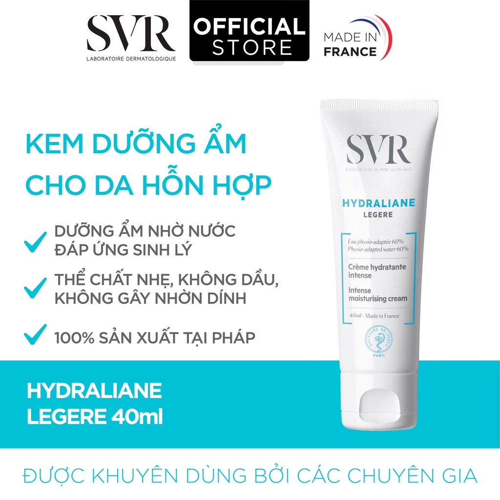 Kem dưỡng ẩm cho da thường và da hỗn hợp SVR HYDRALIANE Legere 40ml