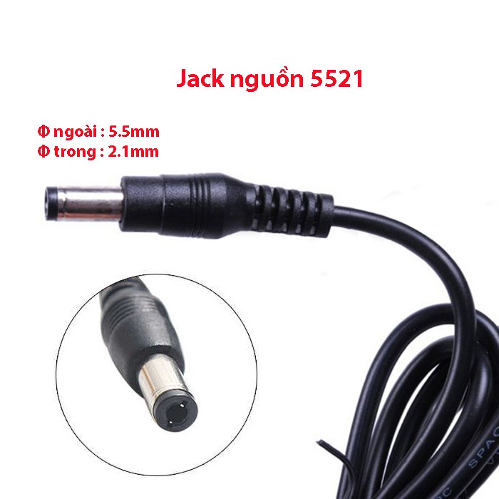 Adapter 220V ra 15V 3A jack 55x21