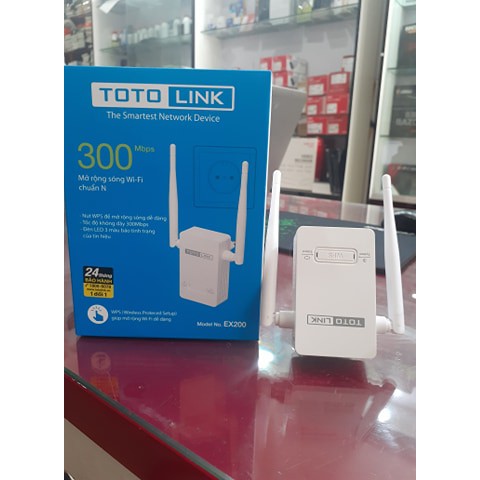 THIẾT BỊ KÍCH SÓNG WiFi TOTOLINK EX200