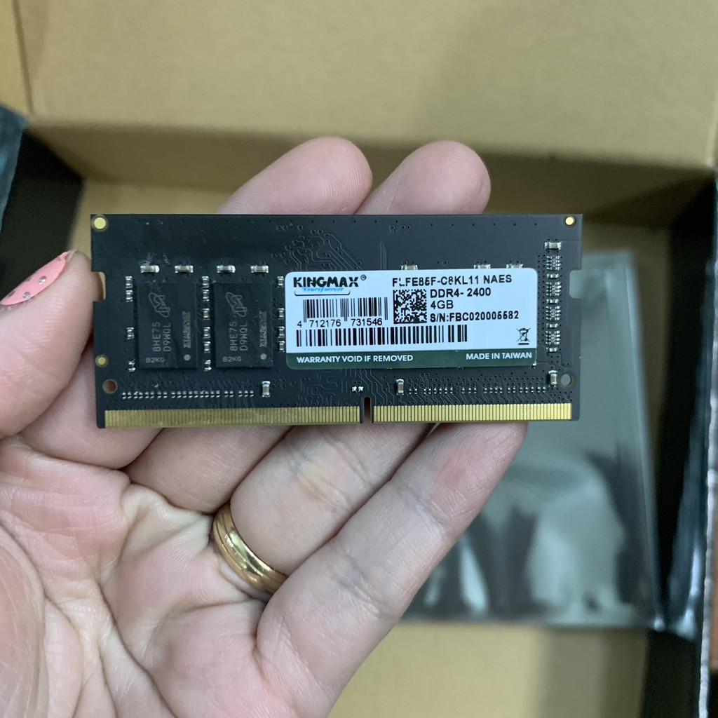 RAM LAPTOP 💎𝓕𝓡𝓔𝓔𝓢𝓗𝓘𝓟💎 BỘ NHỚ DDRAM LAPTOP 8G/2400 KINGMAX Cty New  ( BH 36 Tháng ) SPTECH COMPUTER