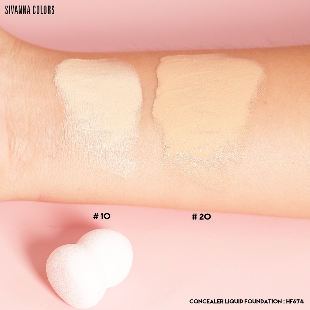 Kem nền mịn như nhung Sivanna Velvet Touch Foundation HF674