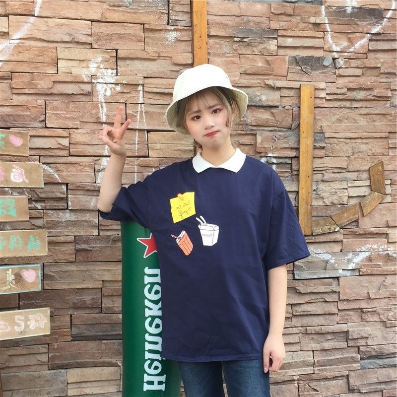 ÁO POLO CỔ BẺ NHIỀU MẪU VÀ HOẠ TIẾT FREESIZE 55KG | BigBuy360 - bigbuy360.vn