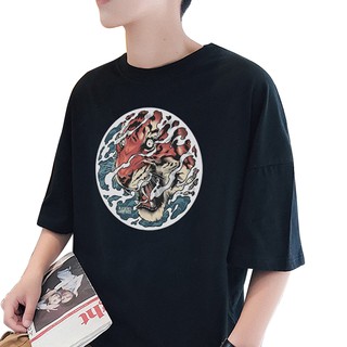 <SMLshop> ÁO THUN UNISEX TIGER ART