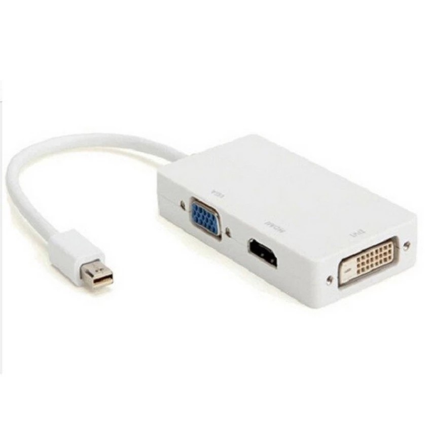 CÁP CHUYỂN ĐỔI MINI DISPLAYPORT TO HDMI + VGA + DVI -dc977