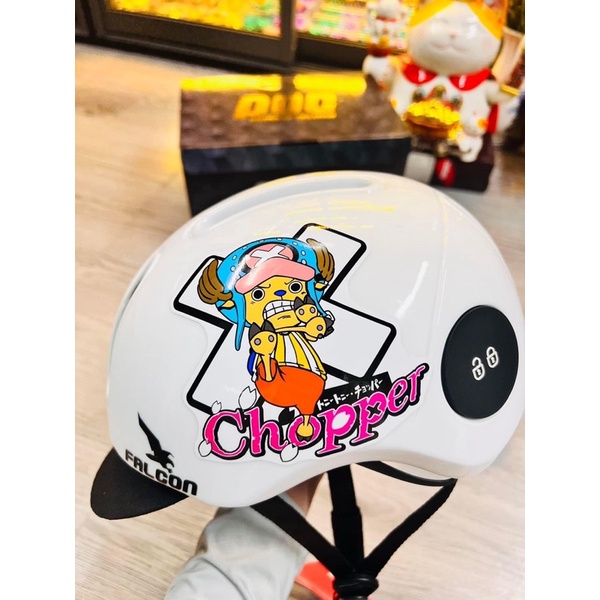 Tem Logo Sticker Anime Bác Sĩ Chopper Siêu Dễ Thương, Size To