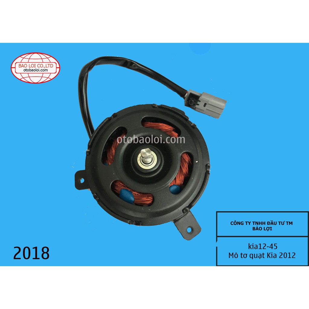 Mô tơ quạt két nước Kia Morning 2012-2019
