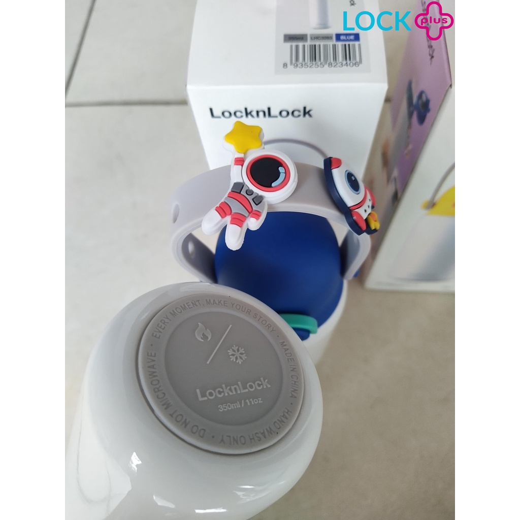 Bình giữ nhiệt trẻ em LocknLock DIY Strap Tumbler LHC3283  - hàng chính hãng