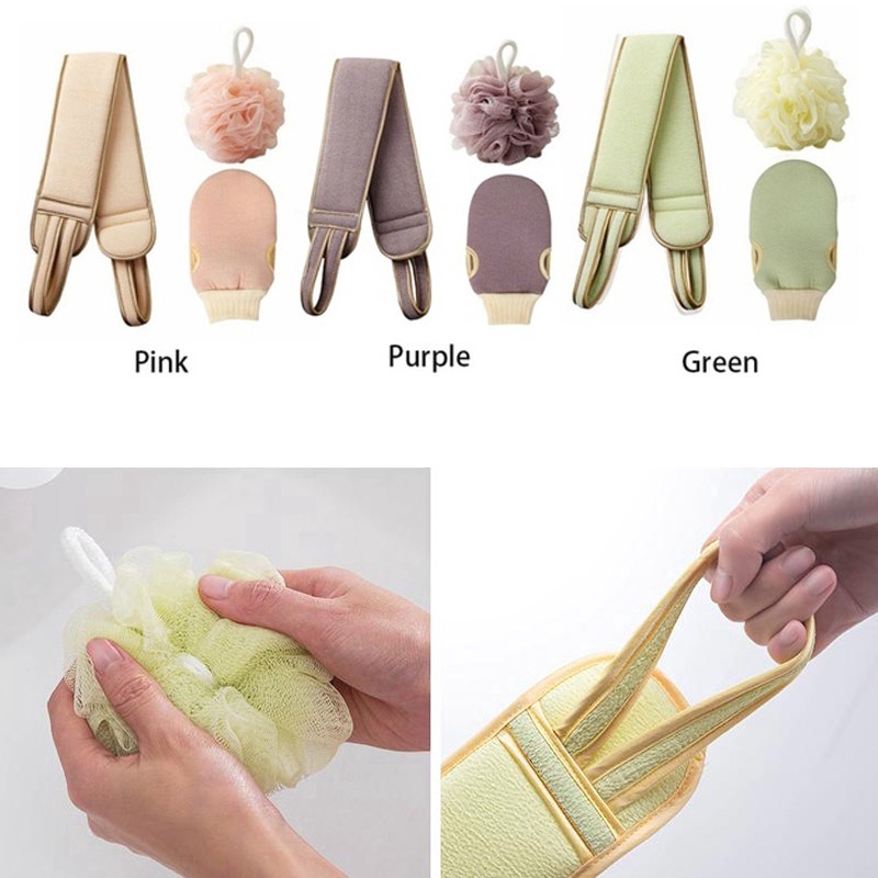 3 Dụng cụ hỗ trợ tắm rửa tẩy tế bào chết làm sạch sâu tiện dụng cho da