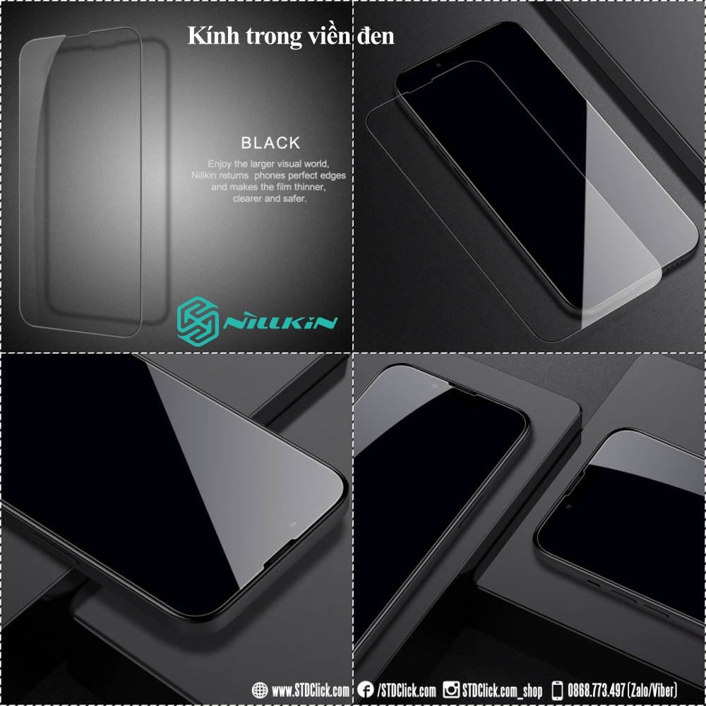 KÍNH CƯỜNG LỰC IPHONE 13 PRO MAX NILLKIN CP+PRO 2.5D CHÍNH HÃNG
