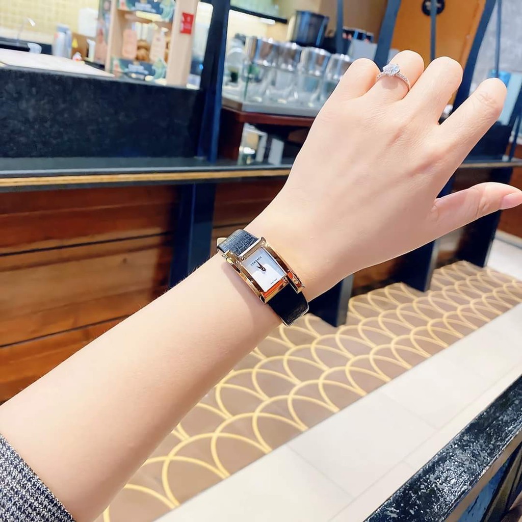Đồng hồ nữ chính hãng Versace Greca Icon VELU00 - Máy Quartz pin Thụy Sĩ - Kính Sapphire - Dây da
