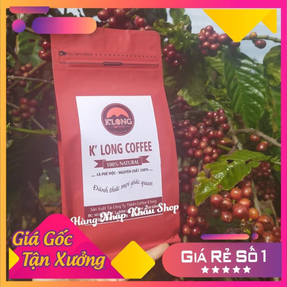 Cà phê mộc nguyên chất 100% Rubusta chất lượng cao K' Long