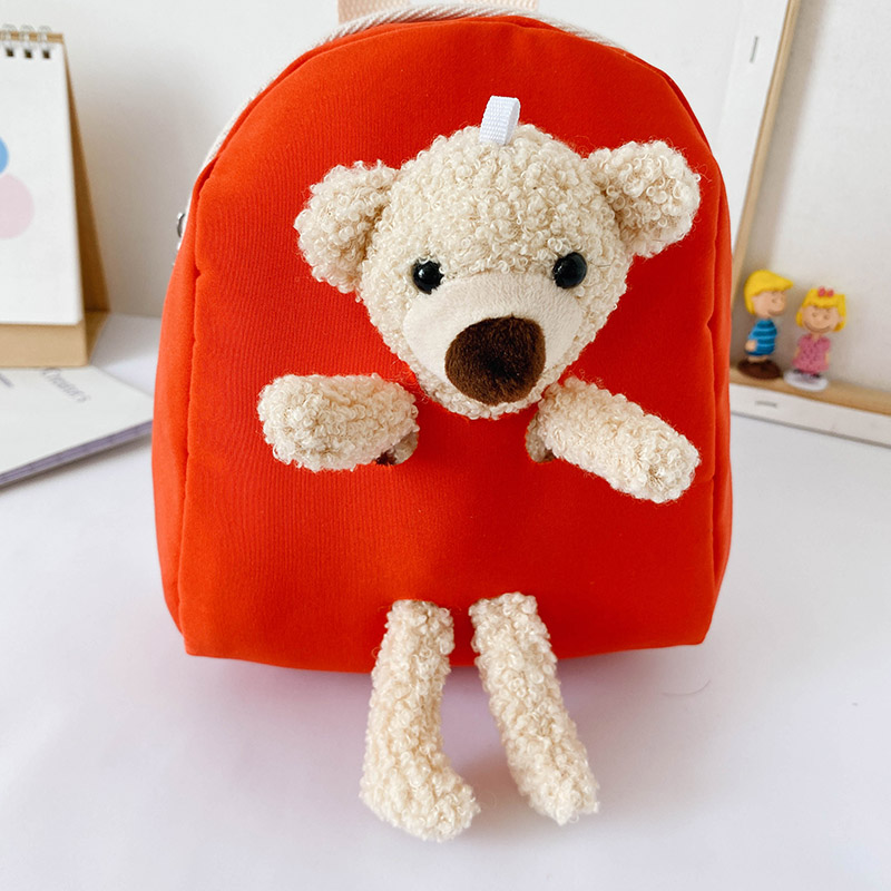 Balo mini gắn gấu bông phong cách Hàn Quốc dễ thương