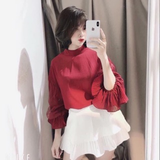 Áo bánh bèo tay bồng