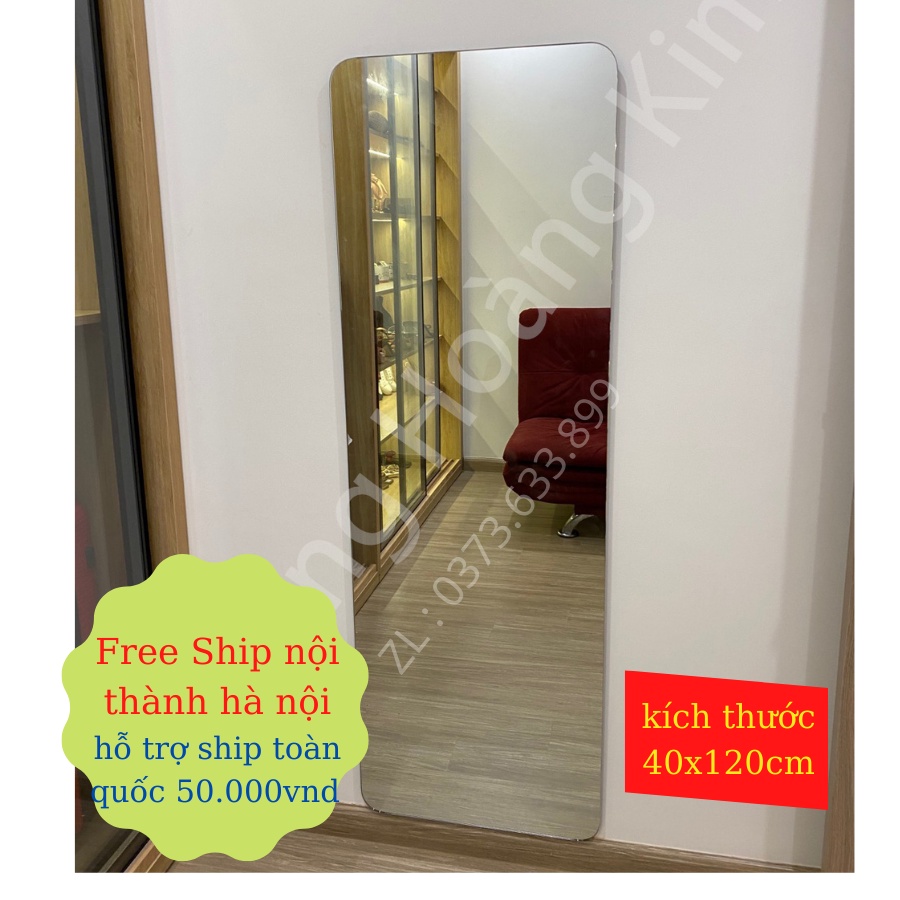 ( giá Sỉ ) Gương soi toàn thân treo tường cao cấp kích thước 40x120 cm & 50x120 cm - guonghoangkim Mirror